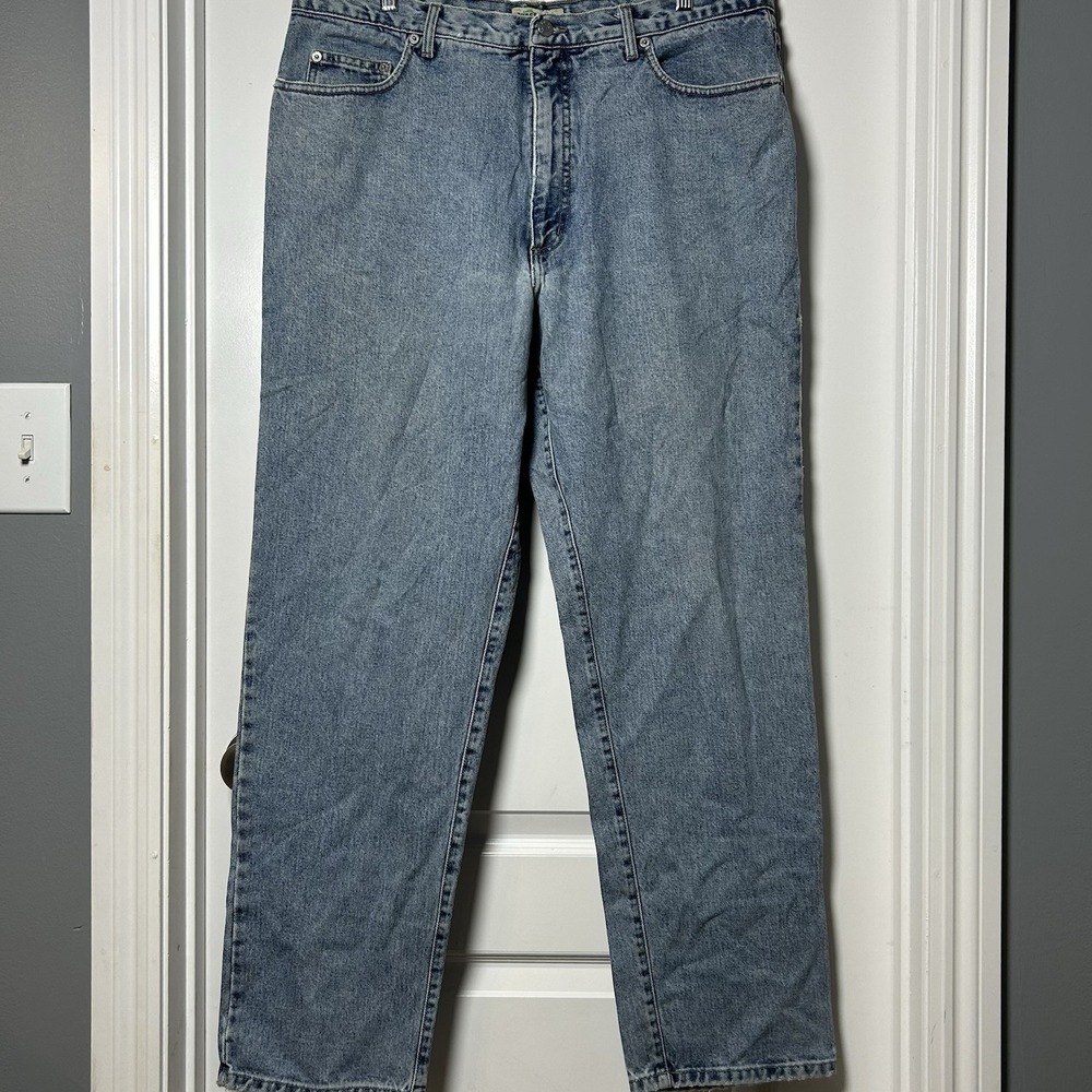 Guess‎ Jeans Vintage Made in USA 100% Cotton Medium Wash Blue Straight Leg Jeans